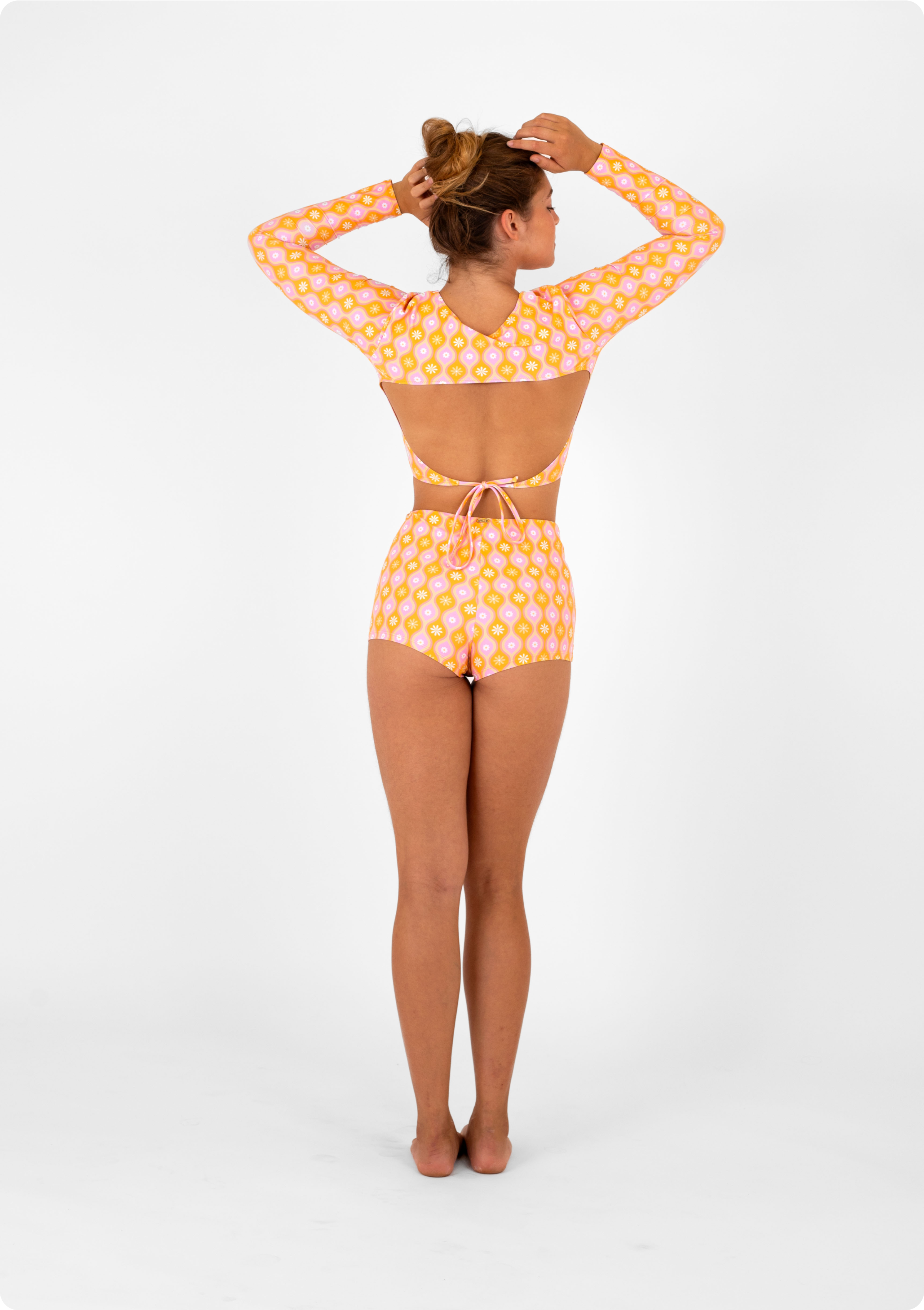 Voss Shorts - Marga Orange - Ula Surf